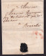 342/40 - Lettre Précurseur 1715 De ANTWERPEN à Bruxelles - Port 6 Stuivers à L' Encre , Corrigé à 2. - 1621-1713 (Pays-Bas Espagnols)