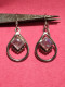 Delcampe - Boucles D'oreilles En Argent Massif - Earrings