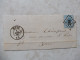 Belgie Belgique Lettre Brief  18  Leopold 1   Mons Gand Perfect 1867 - 1865-1866 Perfil Izquierdo