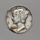 Etats-Unis / USA, Mercury, 1 Dime, 1943, S - San Francisco, Argent (Silver), TB+ (VF), KM#140 - 1916-1945: Mercury