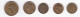 5 Pièces De Monnaie  50 F  1951  -   20 F  1952 B   -  Et  10 F  Coq  1951 B  Et 1952 - Andere & Zonder Classificatie