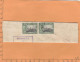 Hong Kong China 1941 Wrapper Made Out Of Cover Censored Mailed - Covers & Documents