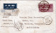 INDIA 1930 AIR 8 ANNAS KGV POSTAL STATIONARY  SEND To LIECHTENSTEIN. - 1911-35 King George V