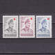 FINLAND 1952, Sc# B114-B116, Semi-Postal, Field Marshal Mannerheim,  MH - Neufs