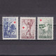 FINLAND 1955, Sc# B132-B134, Semi-Postal, Red Cross, MH - Nuevos