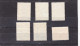 NATIONAL JAMBOREEA,  SCOUT, SIBIU, OVERPRINT  6 X STAMPS,MNH, 1934,  ROMANIA. - Unused Stamps
