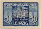 Delcampe - Bons De Nécessité Allemand 50 Pfennig, République De Weimar. Ville De LEIPZIG. Gutschein. 12 Bons Différents NEUFS. - Zwischenscheine - Schatzanweisungen