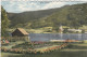 E257) OSSIACH - Schöne Alte Farbfoto Variante - Holzhaus Garten - Frauen Auf Bankerl U. Blick Auf Andere Seeseite - Ossiachersee-Orte