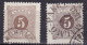 SE703 – SUEDE – SWEDEN – 1877-86 – NUMERAL VALUE – SG # D29Ba(x2) USED 10,50 € - Portomarken