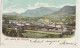 CARTOLINA DI CHIASSO VISTA SULLA FERROVIA E PAESE VIAGGIATA NEL 1905 - Chiasso