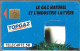 CARTE-PRIVEE-D336-1990-SO2-Reste 25U-V°N°4 Pe2931-R°Mat-TOPGAZ  INDUSTRIE--Utiisé-BE-R° Traces  Banches - Ad Uso Privato