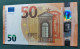 50 EURO SPAIN 2017 DRAGHI V013A5 VB SC FDS UNCIRCULATED PERFECT - 50 Euro