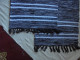 Delcampe - 2 Petits Tapis Carpettes Noir Et Blanc Coton Mélangé - Tappeti & Tappezzeria