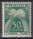 TIMBRE FRANCE TAXE GERBES 50c VERT N° 80 NEUVE ** GOMME SANS CHARNIERE - TB CENTRE - 1960-.... Postfris