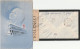 N°432 Sur Carte De Bienfaisance 14/10/39 Paris, N°433 Sur Lettre De Deuil  Par Avion Pour Le Maroc. Rare - 1939-44 Iris
