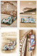 Lot Of 4 Art Cards Of AUDI At LE MANS  - Artiste:Francois Bruere - CPM - Le Mans