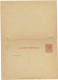 MONACO -ENTIER - CP RÉPONSE PAYÉE -TYPE LOUIS II N°15 -90c ROUGE / VERDÂTRE - Postal Stationery