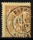 Delcampe - Algérie Française: 10 Timbres Français Oblitérés En Algérie Jusqu'en 1924 - Collezioni & Lotti