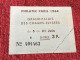 2 Tickets Entrée Entry-Philatec Paris 1964 France Erinnophilie Exposition Philatélique Grand Palais Des Champs Elysées - Briefmarkenmessen