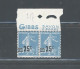 BANDE PUB -N°217 TYPE II B  - PAIRE N**  -PUB GIBBS - ISSU DE FEUILLE POUR CONFECTION DE CARNETS ( Non Emis ) - Unused Stamps