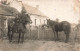 FANTAISIE - Homme - Paysan Sur Son Cheval - Chevaux - Ferme - La Flèche 3 Janvier 1915 - Carte Postale Ancienne - Hombres