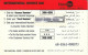 PREPAID PHONE CARD QATAR GLOBAL ONE (CK2506 - Qatar