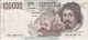 BILLETE DE ITALIA DE 100000 LIRAS DEL AÑO 1983 SERIE HB DE CARAVAGGIO CALIDAD EBC (XF) (BANKNOTE-BANK NOTE) - 100000 Liras