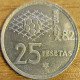 ESPAGNE 25 Pesetas 1980 (*82) Espana '82 KM#818 SUP - 25 Pesetas