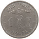 BELGIUM 1 FRANC 1934 #s087 0657 - 1 Franc