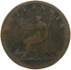 GREAT BRITAIN HALFPENNY 1807 GEORGE III. #s082 0051 - B. 1/2 Penny