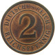 GERMANY WEIMAR 2 REICHSPFENNIG 1925 A #s083 0371 - 2 Rentenpfennig & 2 Reichspfennig