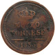 ITALY STATES NAPLES SICILY 1/2 TORNESE 1835 #s081 0561 - Napels & Sicilië