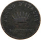 ITALY STATES 3 CENTESIMI 1810 V NAPOLEON I. #s084 0355 - Napoleontisch