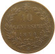 ITALY 10 CENTESIMI 1894 BI #s085 0131 - 1878-1900 : Umberto I