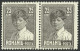 Delcampe - Error  ROMANIA 1928 MIHAI With Letter "O" Cut And Oblique In "R"  - Pair MNH -  Perforated 13.1/2, Size 19mm X 24.5m - Unused Stamps