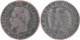 FRANCE - 3 X 5 Centimes Napoléon III - 1854 D 1854 W 1853 BB - 17-017 - 5 Centimes