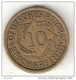 Germany Weimar 10   Pfennig 1929 A Km 40  Vf+ - 10 Renten- & 10 Reichspfennig