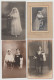 Religieux / Communiantes Et Communiants : Lot De 53 Cartes-photo Et Photos. - Collections & Lots