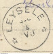 Op 412: S.M. : _ PMB _ BLP 1 VII 15 > * LEYSELE * 4 VII __ [1915]: Sterstempel / Pk: ANVERS Bombardé... Baselique 1914 - Niet-bezet Gebied