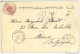 _5Tx948: TX3:  MONS 1900:  Als "imprimé" Gewijzigd : Met Schrappen Benaming: " CARTOLINA POSTALE" + Timbre Au Dos... - Covers & Documents