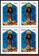 Ref. BR-1809-Q BRAZIL 1982 - ST.FRANCIS OF ASSISI,FAMOUS PEOPLE, MI# 1909, BLOCK MNH, RELIGION 4V Sc# 1809 - Blocks & Sheetlets