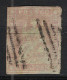 SUISSE Ca.1854-62: Le ZNr. 24F, "Helvétie ND", 3-4 Marges Obl. Grille, Forte Cote - Used Stamps