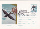 SWALLOWS, SPECIAL  PMK , COVERS STATIONERY 1961 RARE!, ROMANIA - Golondrinas