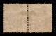 Colonie - Libia - 1912 - 10 Cent Leoni (4 Varietà Lb) - Coppia Orizzontale Con Soprastampa In Alto Obliqua A Cavallo (ib - Other & Unclassified