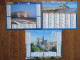 Lot De 3 Calendriers Des PTT   De L'Ain  Almanach Du Facteur     Notre Dame De Paris, Etretat, Mont Saint Michel - Tamaño Grande : 2001-...