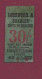 281223 - TICKET CHEMIN DE FER TRAM METRO - ROYAUME UNI ANGLETERRE LONDON Pr 8413 FARE Ld THE MET. ELECTRIC TRAMS Ltd - Europa