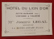 Carte De Visite - Hôtel Du Lion D'Or - Auto Garage Voitures à Volonté- La Mothe Achard (Vendée) - La Mothe Achard