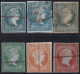 1855-317 CUBA ANTILLES SPAIN PUERTO RICO 1855 COMPLETE SET DIFFERENT COLOR.  - Vorphilatelie