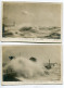 76 LE HAVRE Lot 2 CARTES PHOTOS La Mer Par Tempete Effet De Vague Par Grosse Mer Coll A .P  1910  D07 2023 - Estaciones