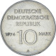 Monnaie, République Démocratique Allemande, 10 Mark, 1974, Berlin, SUP - Other & Unclassified